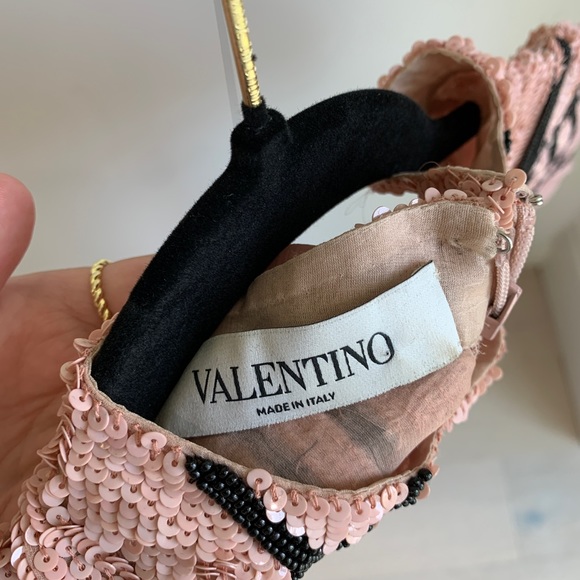 VALENTINO Checkered Sequin Top - Picture 3 of 5